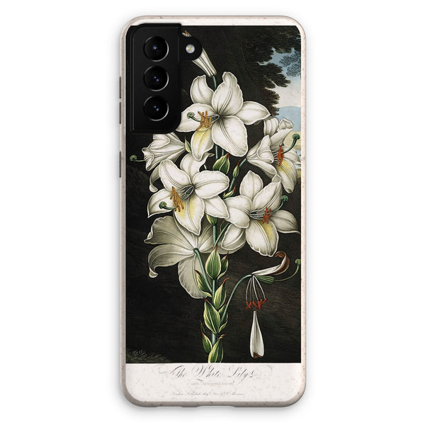 White Lilies Eco Phone Case