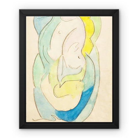 Abstraction Framed Canvas