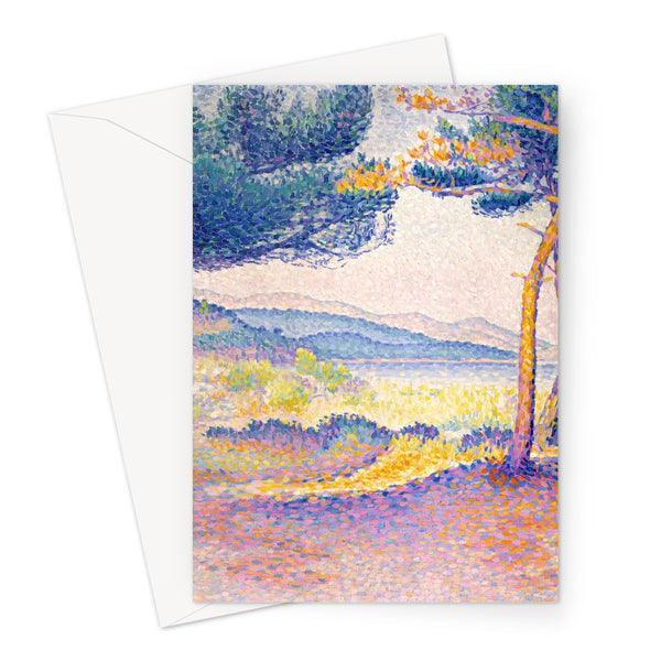 Pines Along the Shore Greeting Card