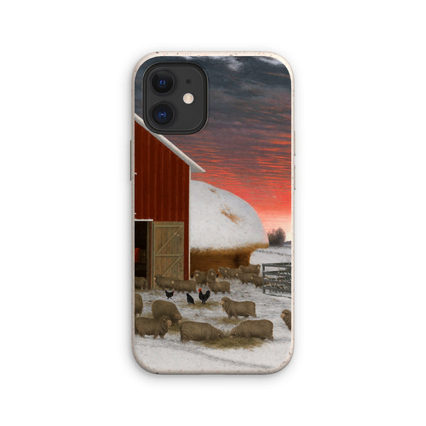 Barnyard in Winter Eco Phone Case