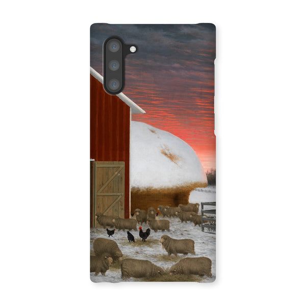 Barnyard in Winter Snap Phone Case