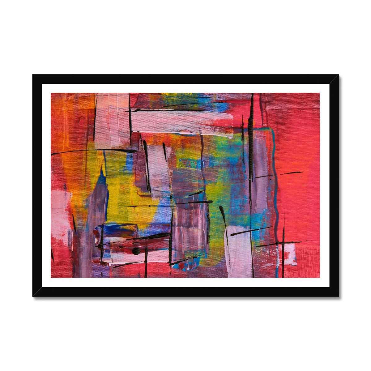 Abstract Close Up Framed Print