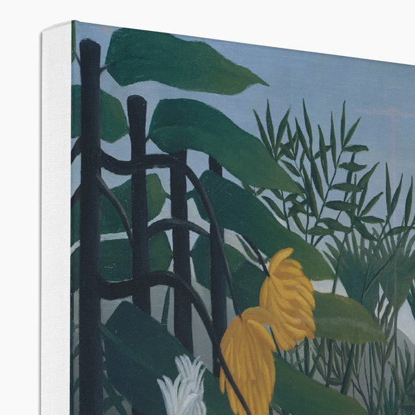 Tropical Forest & The Lion Canvas