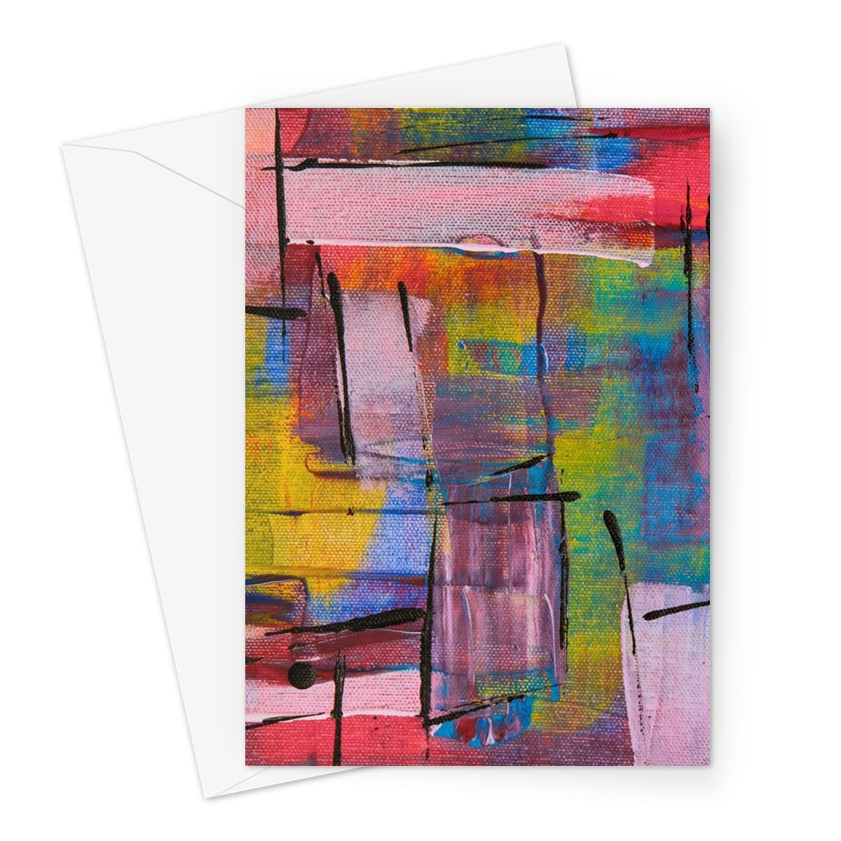 Abstract Close Up Greeting Card