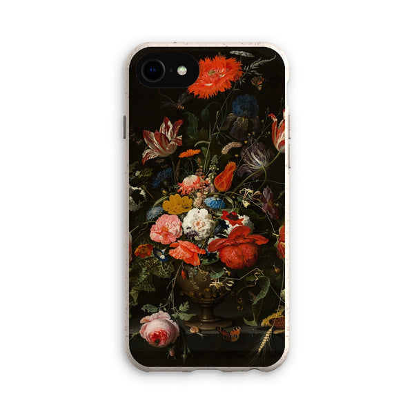 Vintage Metal Vase Flowers Eco Phone Case