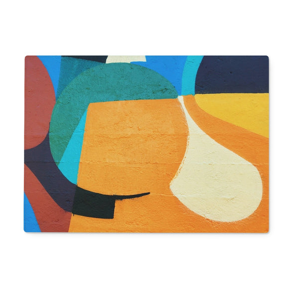 Abstract Vibe Glass Chopping Board