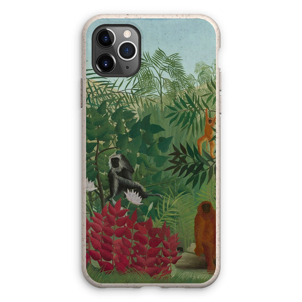 Tropical Forest & Monkeys Eco Phone Case