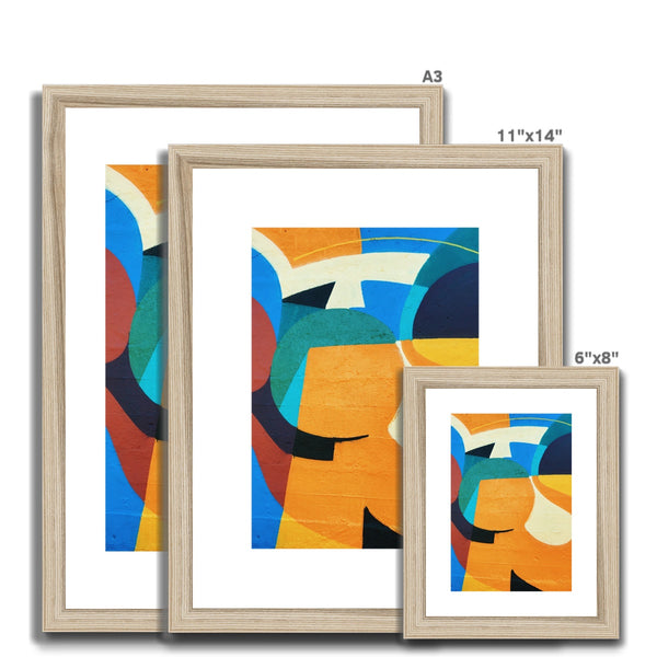 Abstract Vibe Framed & Mounted Print