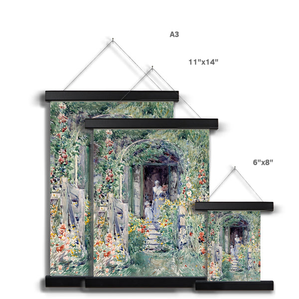 The Garden in its Glory Fine Art Print with Hanger