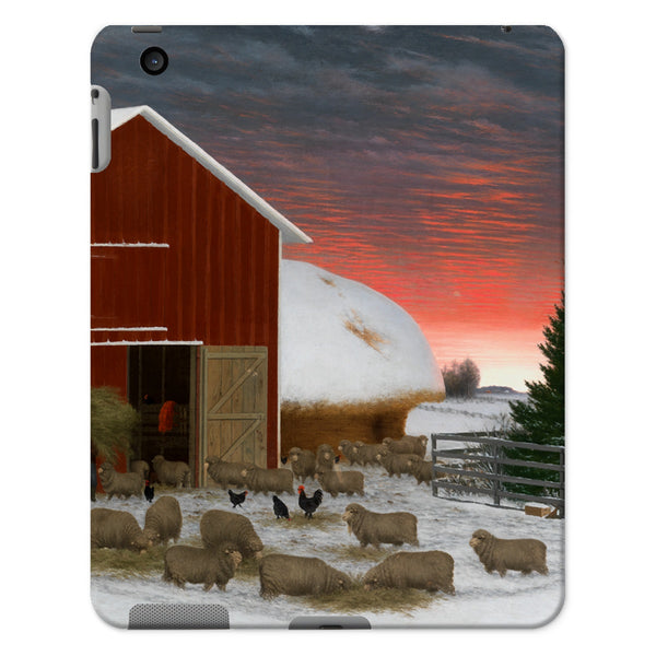 Barnyard in Winter Tablet Cases