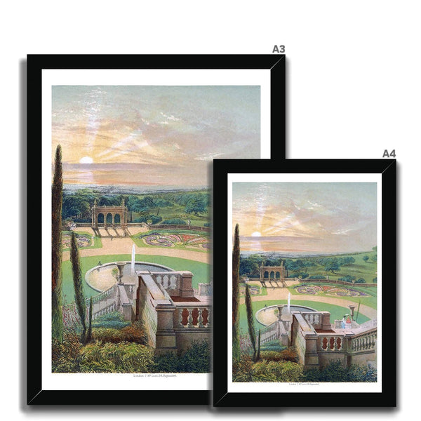 Shrubland Hall, Suffolk Framed Print