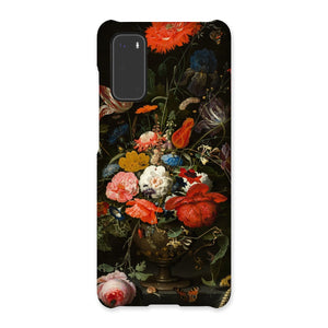 Vintage Metal Vase Flowers Snap Phone Case