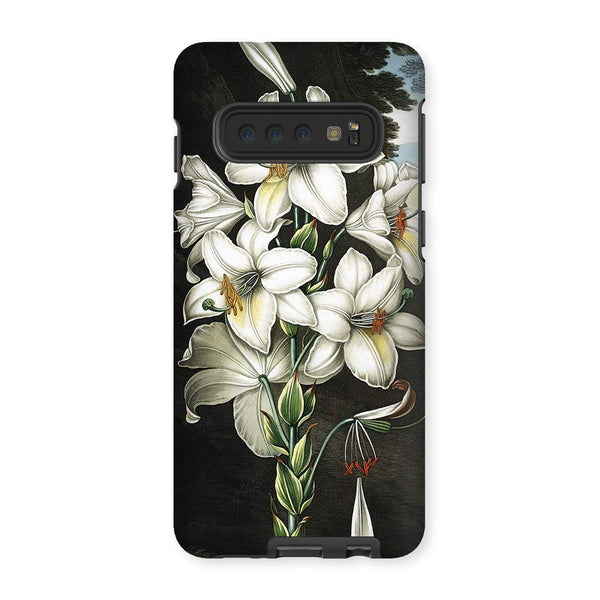 White Lilies Tough Phone Case