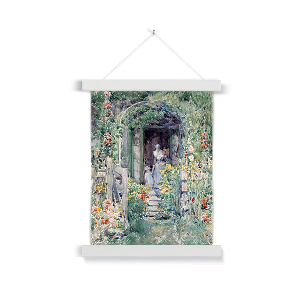 The Garden in its Glory Fine Art Print with Hanger