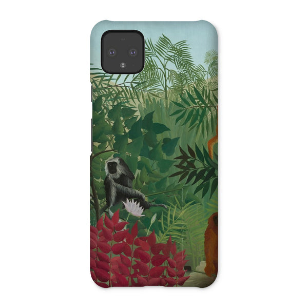 Tropical Forest & Monkeys Snap Phone Case