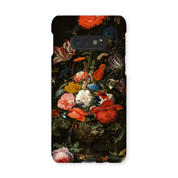 Vintage Metal Vase Flowers Snap Phone Case