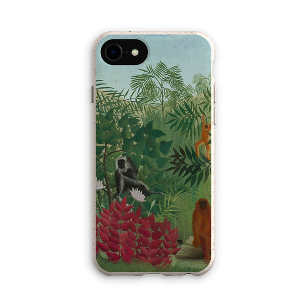 Tropical Forest & Monkeys Eco Phone Case