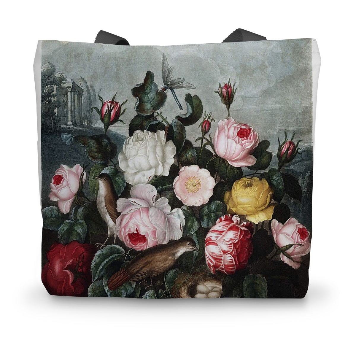 Roses Canvas Tote Bag