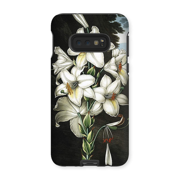 White Lilies Tough Phone Case