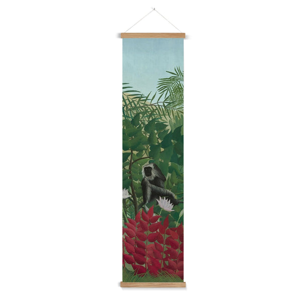 Tropical Forest & Monkeys Wall Height Chart