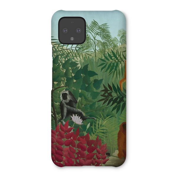 Tropical Forest & Monkeys Snap Phone Case