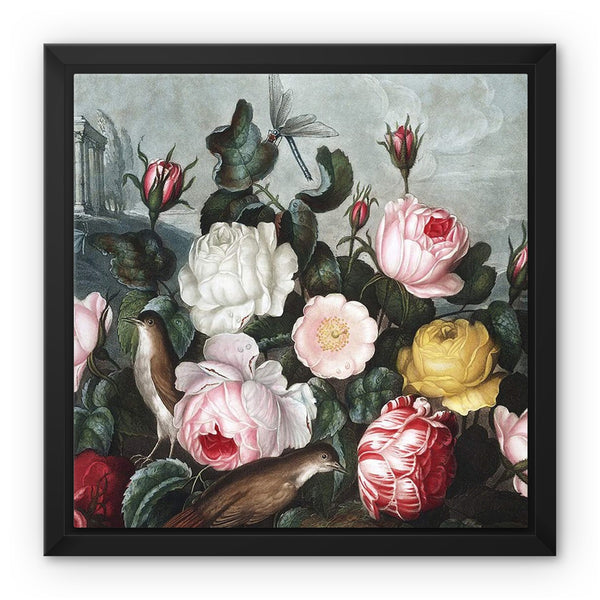 Roses Framed Canvas