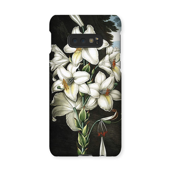 White Lilies Snap Phone Case