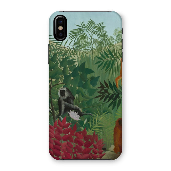 Tropical Forest & Monkeys Snap Phone Case