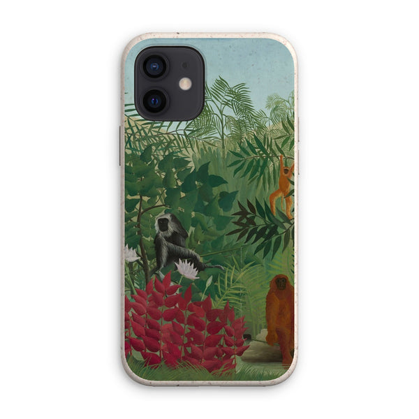 Tropical Forest & Monkeys Eco Phone Case