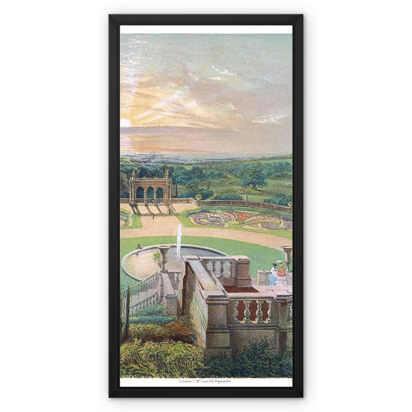 Shrubland Hall, Suffolk Framed Canvas