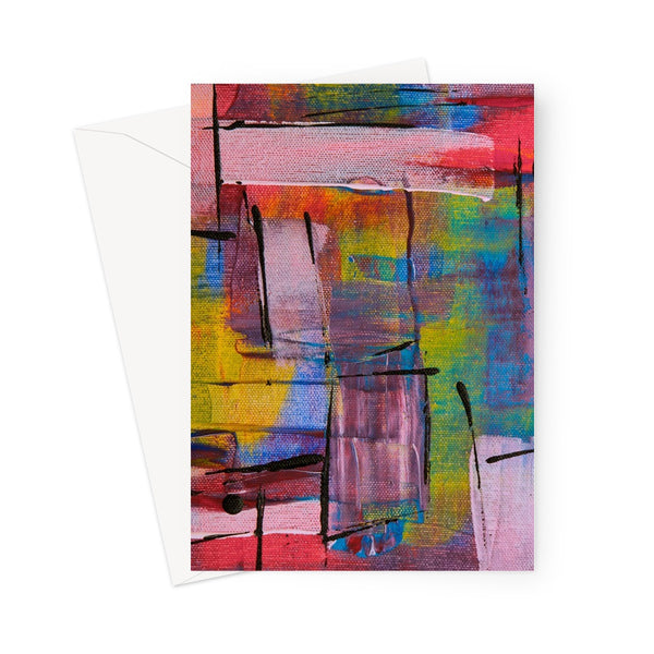 Abstract Close Up Greeting Card