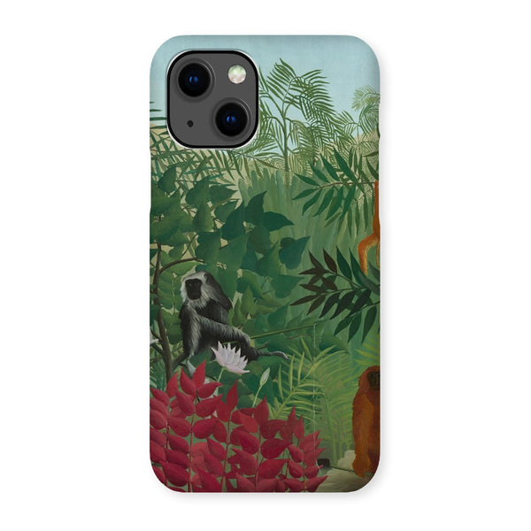 Tropical Forest & Monkeys Snap Phone Case