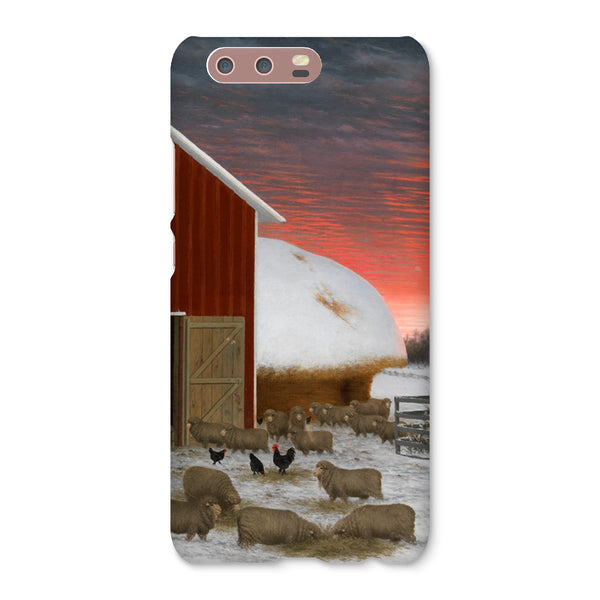 Barnyard in Winter Snap Phone Case