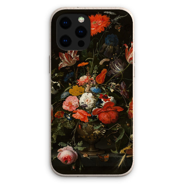 Vintage Metal Vase Flowers Eco Phone Case