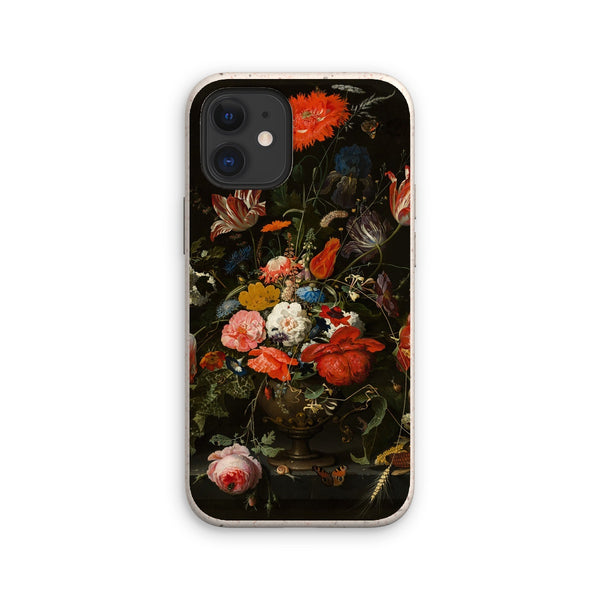 Vintage Metal Vase Flowers Eco Phone Case