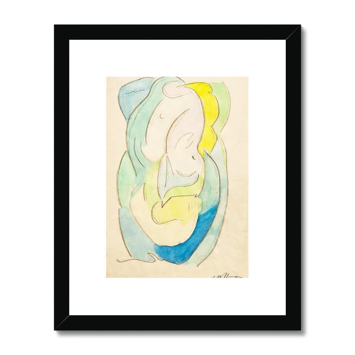 Abstraction Framed & Mounted Print