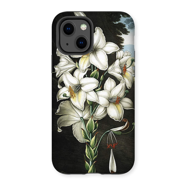 White Lilies Tough Phone Case