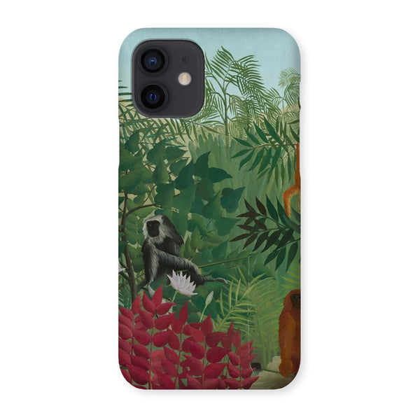 Tropical Forest & Monkeys Snap Phone Case