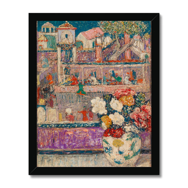 Begonias Framed Print