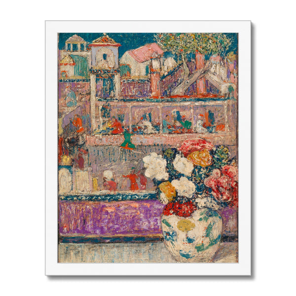 Begonias Framed Print