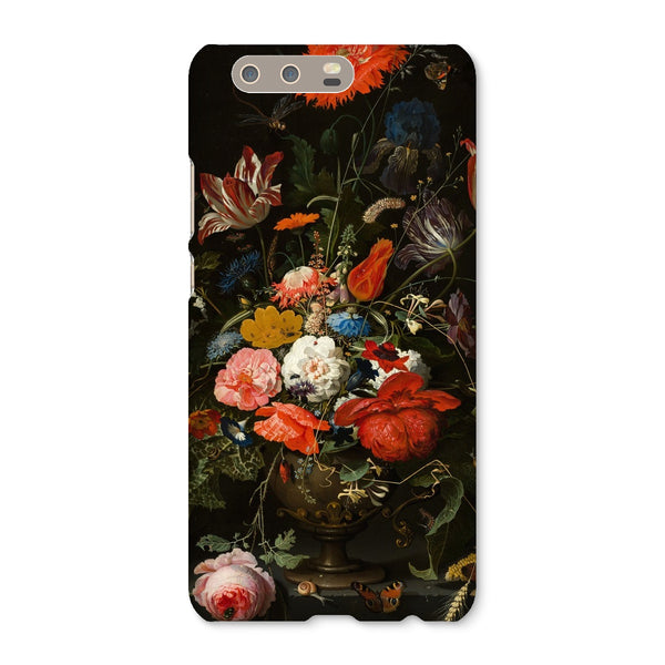 Vintage Metal Vase Flowers Snap Phone Case