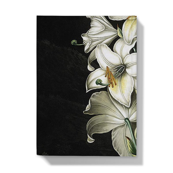 White Lilies Hardback Journal