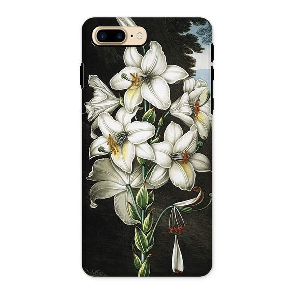 White Lilies Tough Phone Case