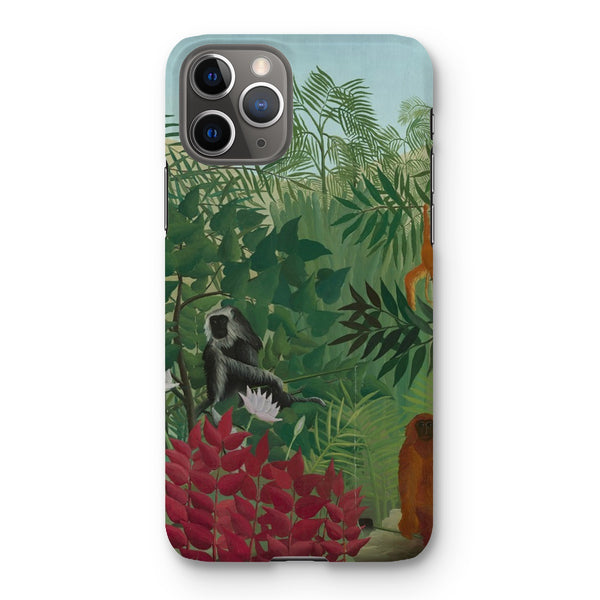 Tropical Forest & Monkeys Snap Phone Case