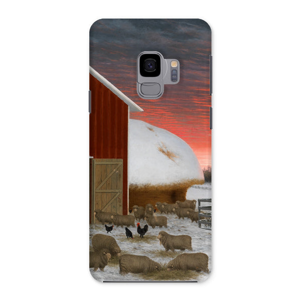 Barnyard in Winter Snap Phone Case