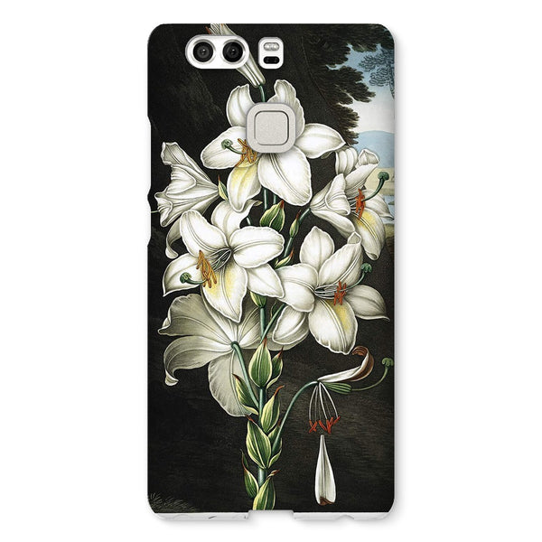 White Lilies Snap Phone Case