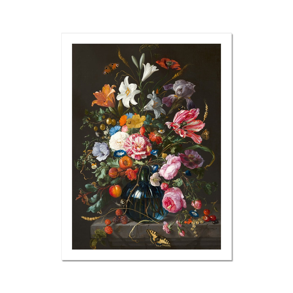 Vase of Flowers Fine Art Print