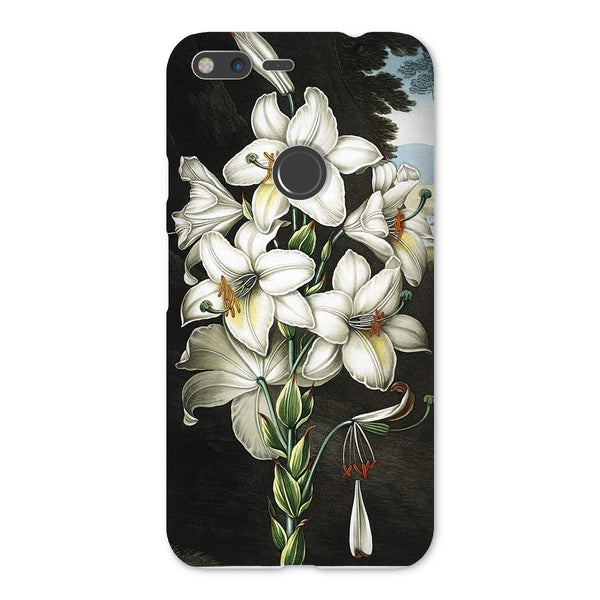 White Lilies Snap Phone Case