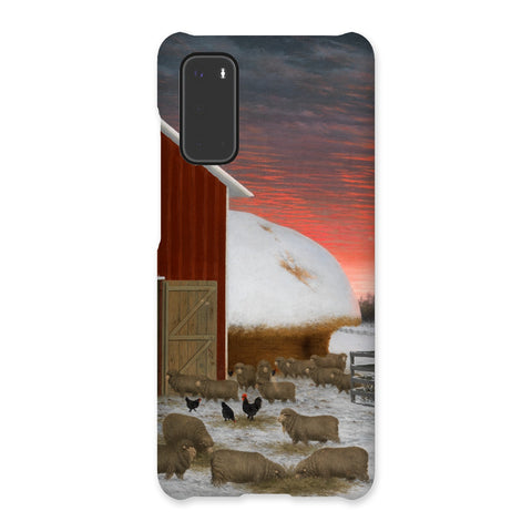 Barnyard in Winter Snap Phone Case