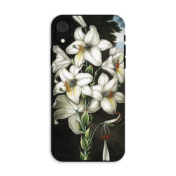 White Lilies Tough Phone Case